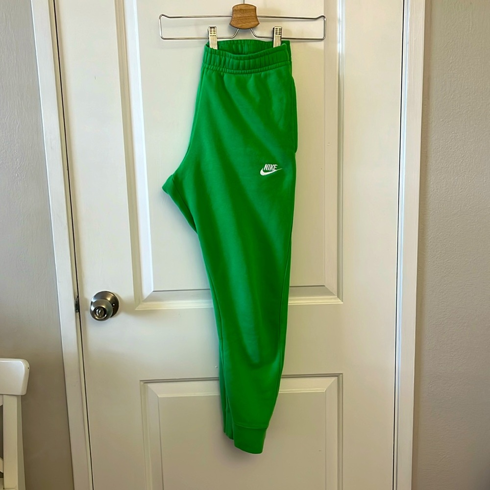 Bright Green Nike Sweatpants